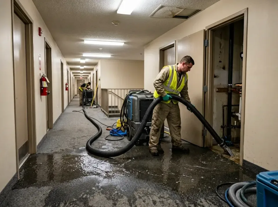 multi-unit-apartment-hallway-f-005 — frequently asked questions, Emergency Burst Pipe Water Extraction & Removal in Montesan…